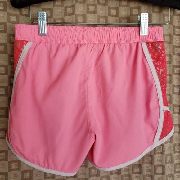 ♥ 3/$30 Sale. Girls Pink Running Athletic Performance Shorts Large - Picture 3 of 6